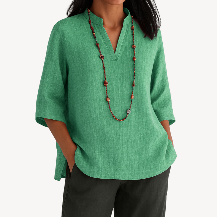 Womens Tunic Shirt Lightweight Relaxed Fit