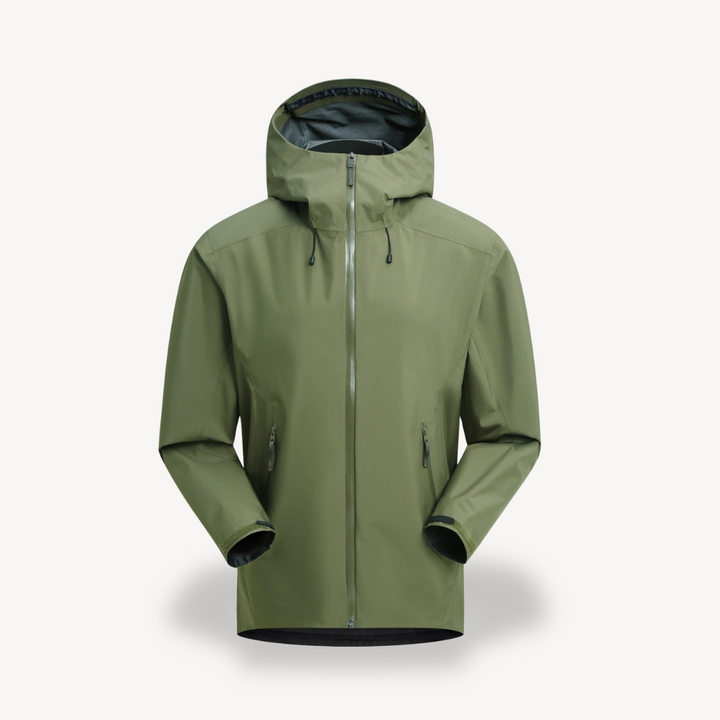 Unisex Rain Jacket Waterproof Hooded Lightweight