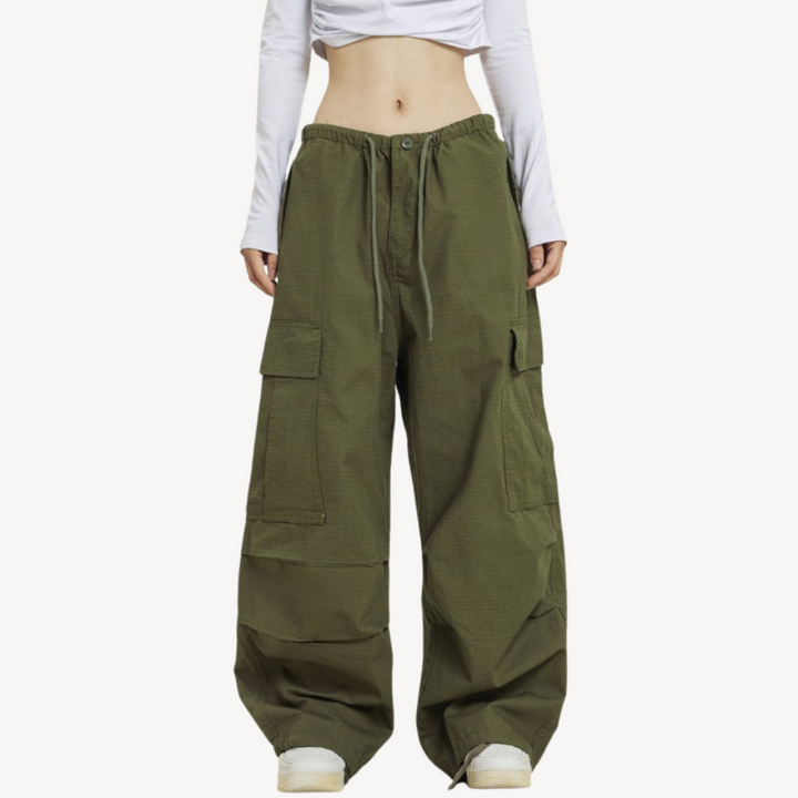 Womens Cargo Pants Loose Fit Baggy Style