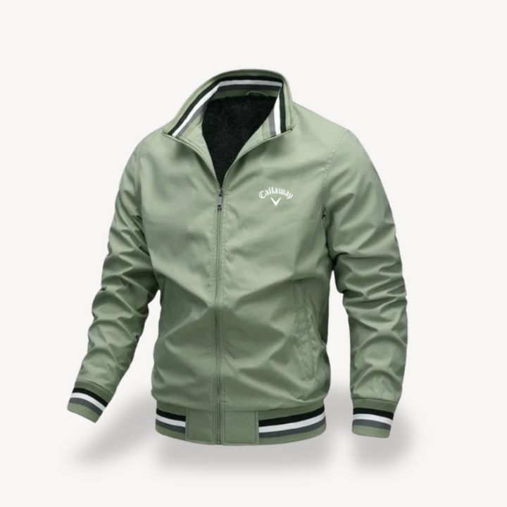 Mens Golf Windbreaker Lightweight Ribbed Fit