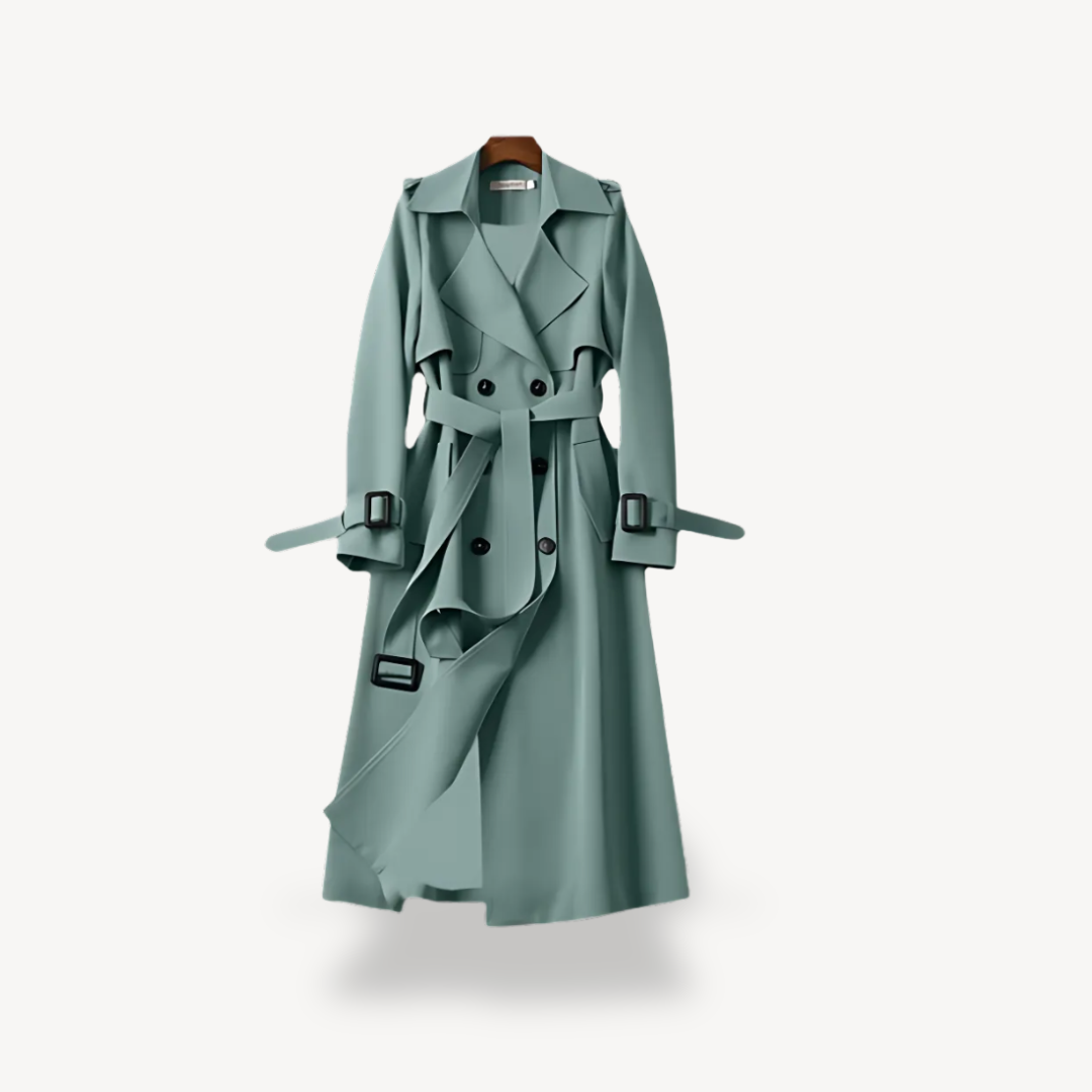 Womens Trench Coat Classic Fit Lightweight