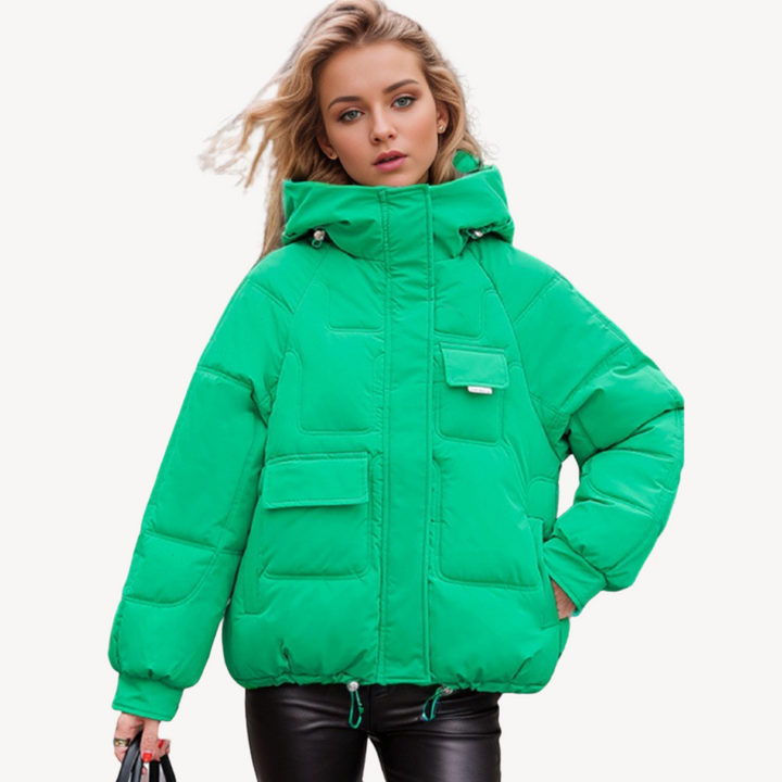 Womens Puffer Jacket Insulated Warm Fit
