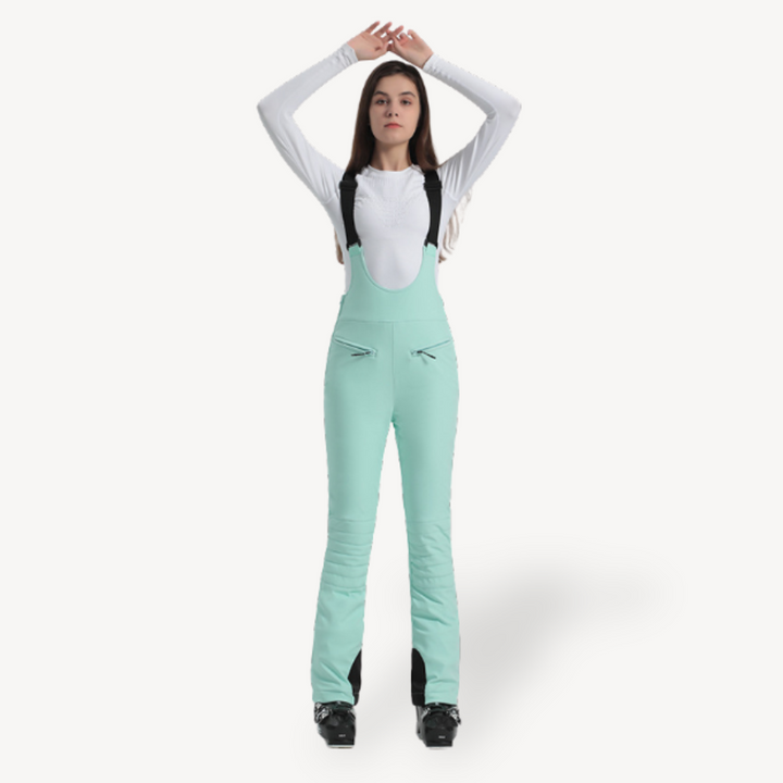 Womens Ski Bib Overalls Insulated Waterproof Fit
