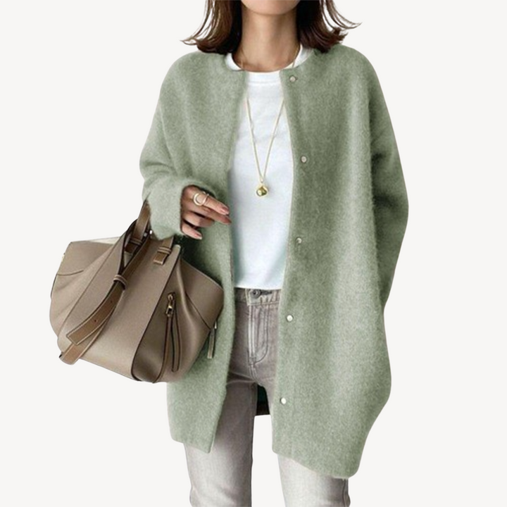 Womens Cardigan with Buttons Classic Fit