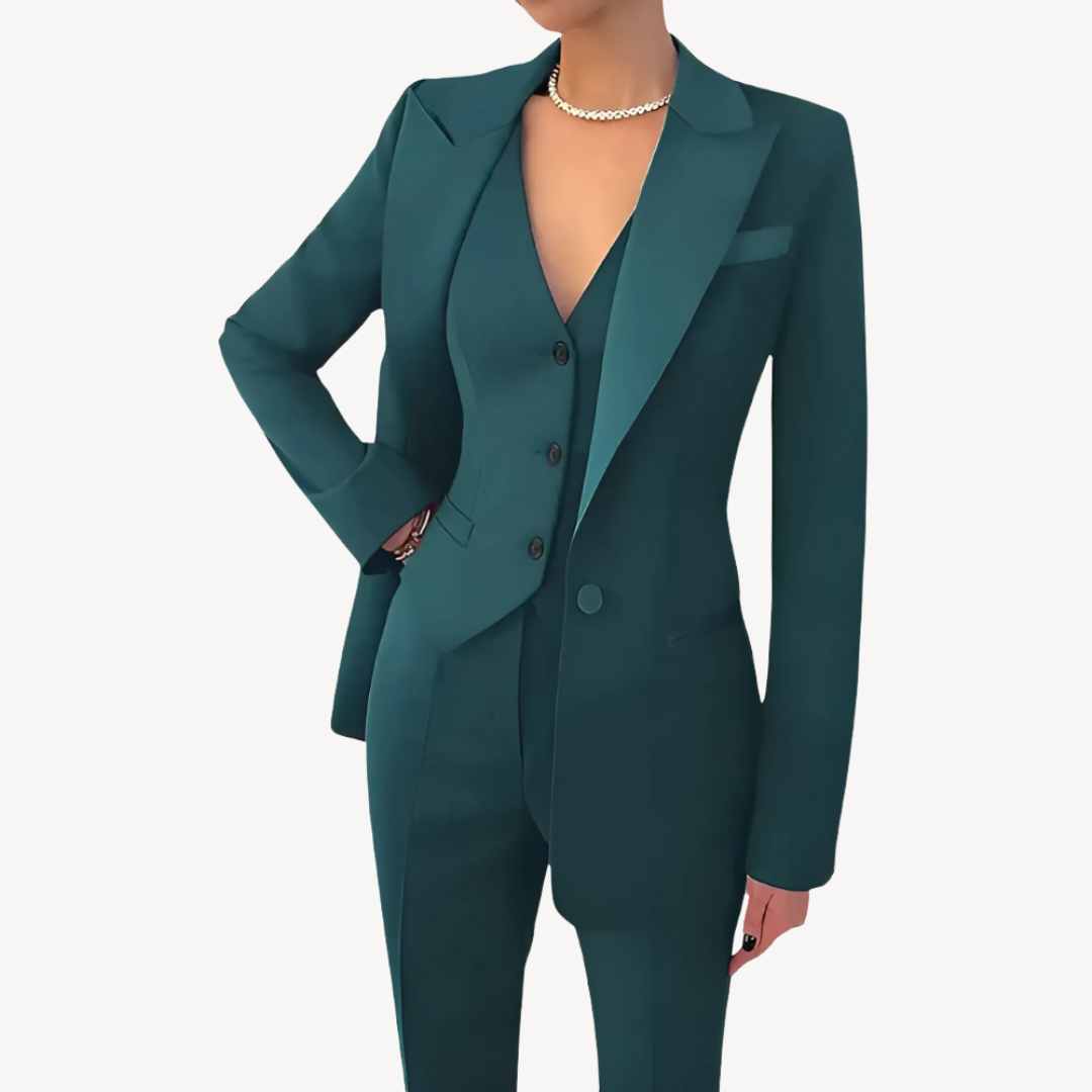 Womens Tailored Suit Set Formal Fit