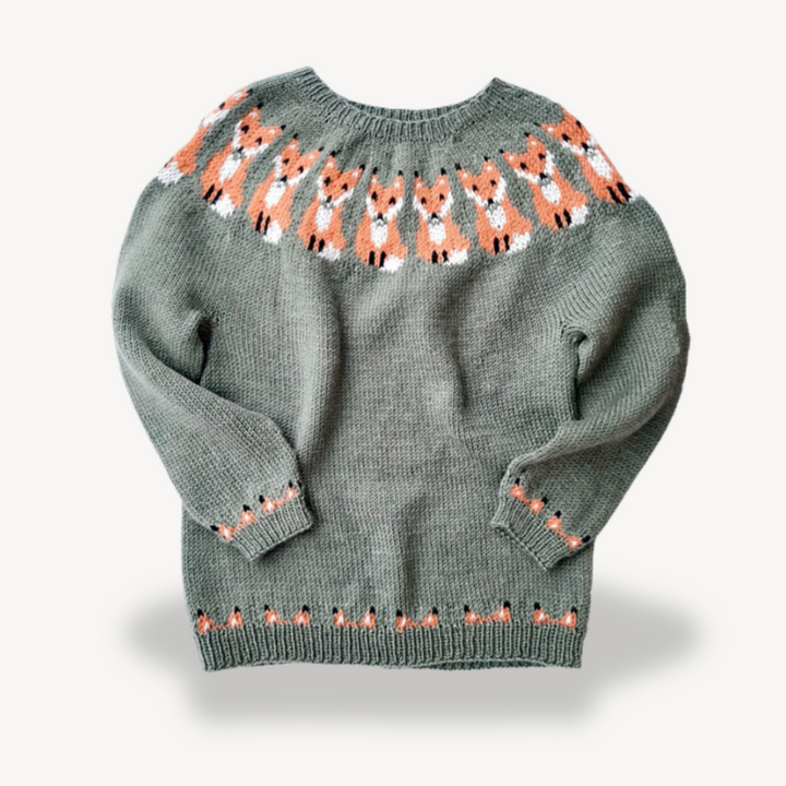 Womens Sweater with Embroidered Floral Design