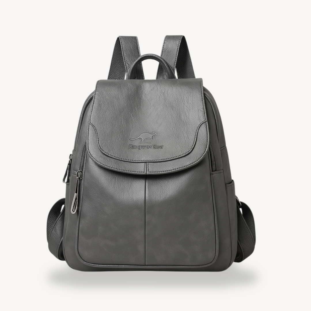 Womens Leather Backpack Durable Adjustable Straps