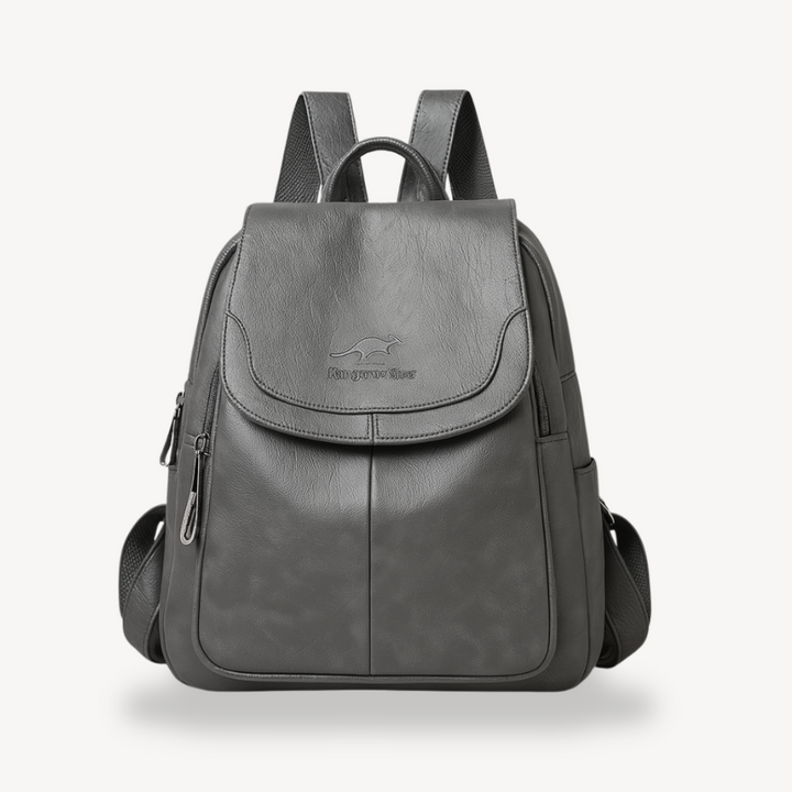 Womens Leather Backpack Durable Adjustable Straps