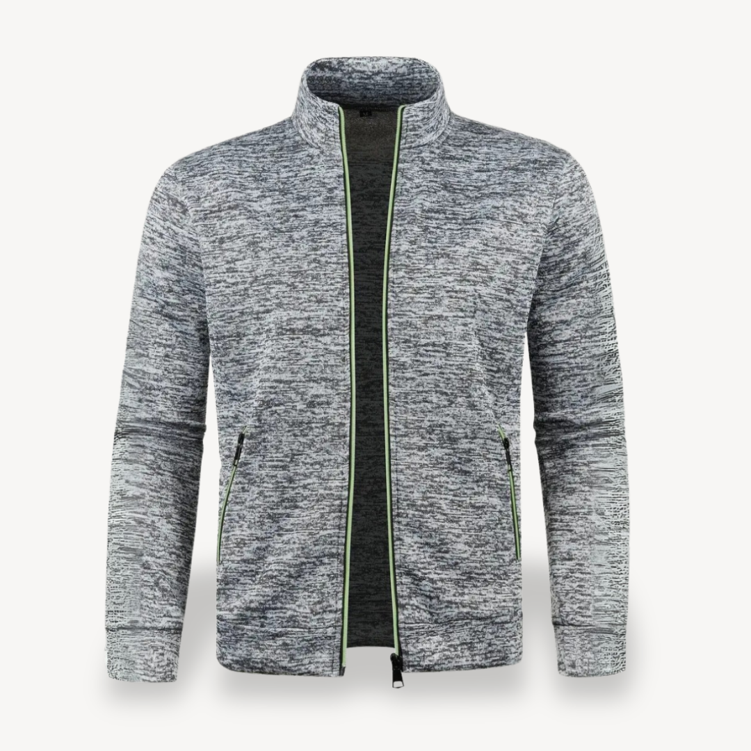 Mens Track Jacket with Zipper Front