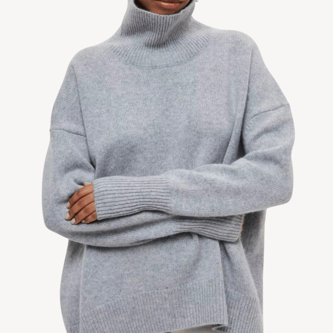 Unisex Turtleneck Sweater Knit Slim Fit