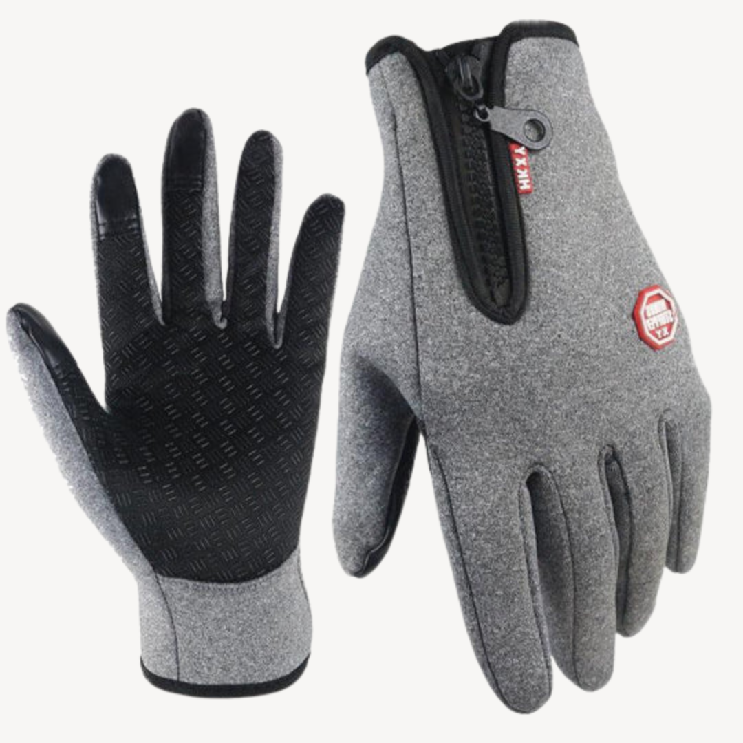 Unisex Thermal Work Gloves with Zipper Closure
