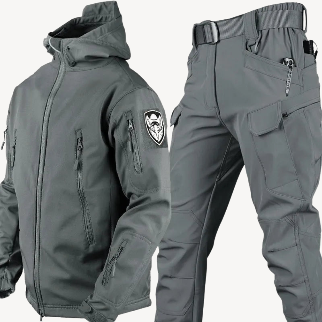 Mens Tactical Softshell Jacket and Pants Set