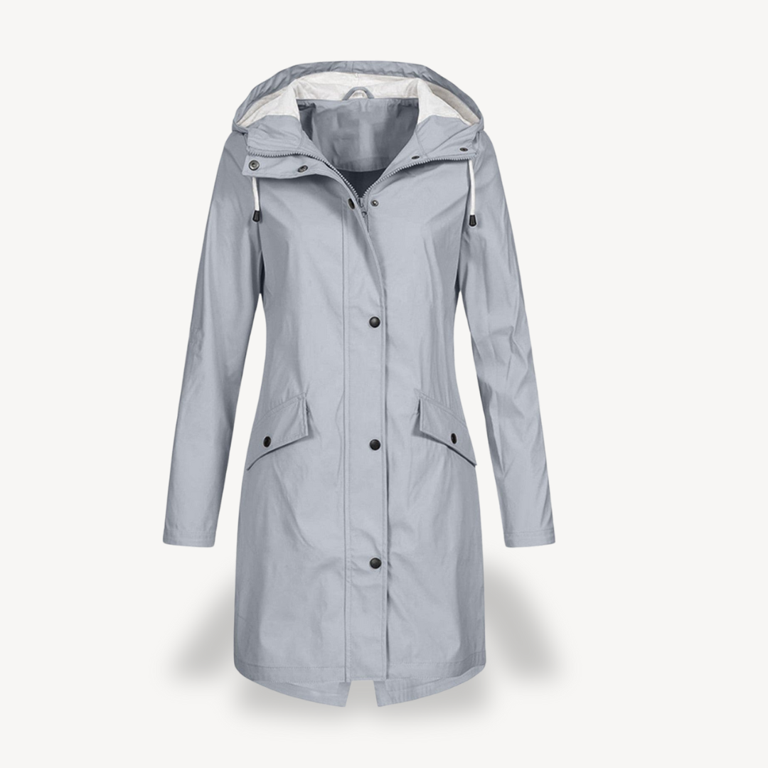 Womens Waterproof Hooded Jacket Lightweight Fit