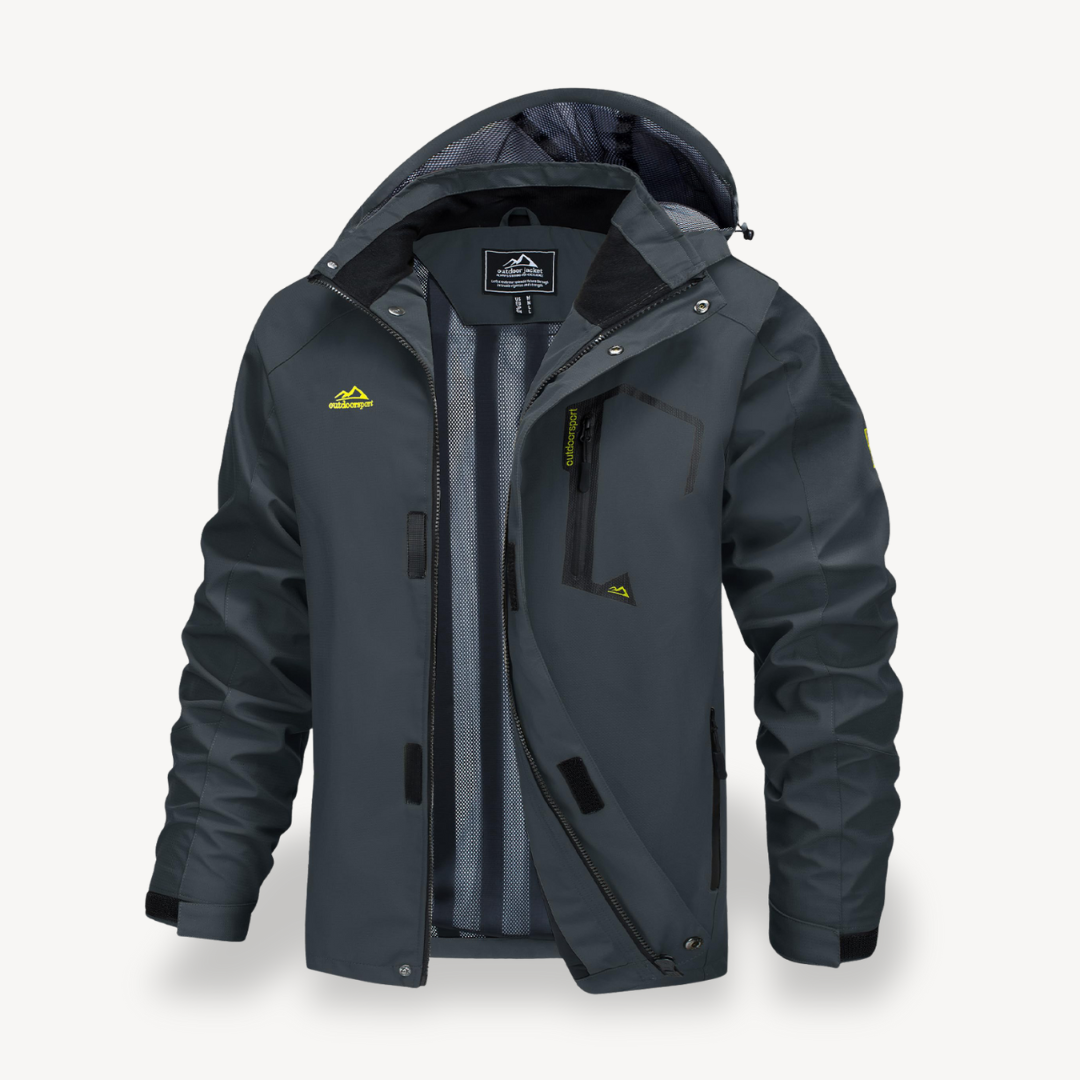 Mens Jacket Water-Resistant Lightweight Fit