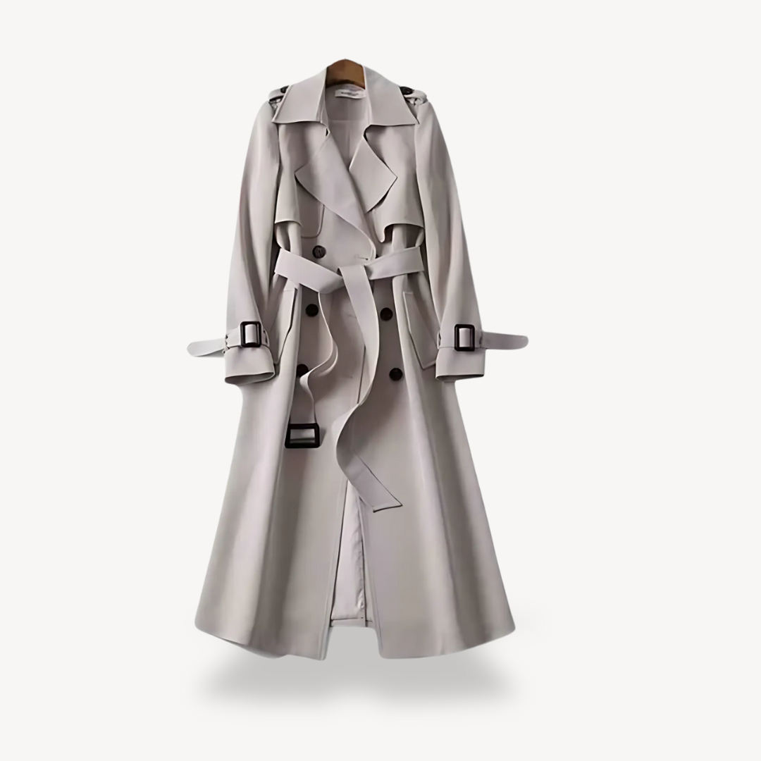 Womens Trench Coat Classic Fit Lightweight
