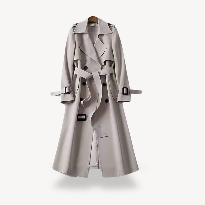 Womens Trench Coat Classic Fit Lightweight