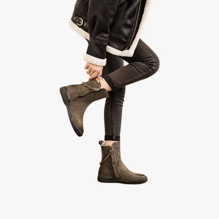 Womens Orthopedic Boots with Fleece Lining