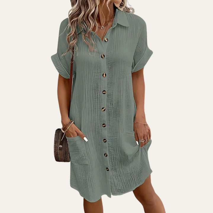 Womens Cotton Dress Regular Fit