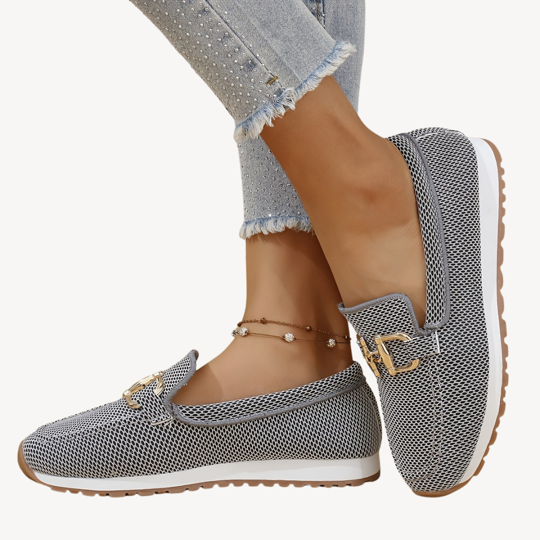 Womens Orthopedic Loafers with Mesh Upper
