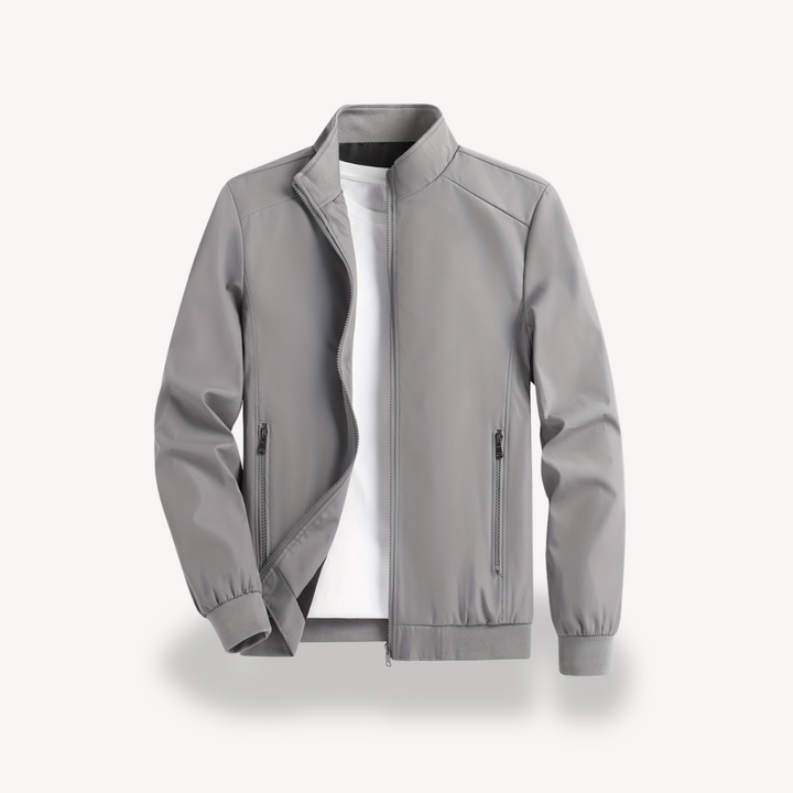 Mens Polyester Zip Jacket Casual Outerwear