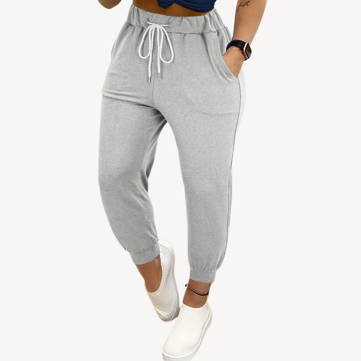 Womens Jogger Pants Elastic Waist Relaxed Fit