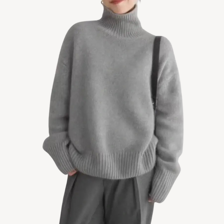 Womens Turtleneck Sweater Cozy Knit