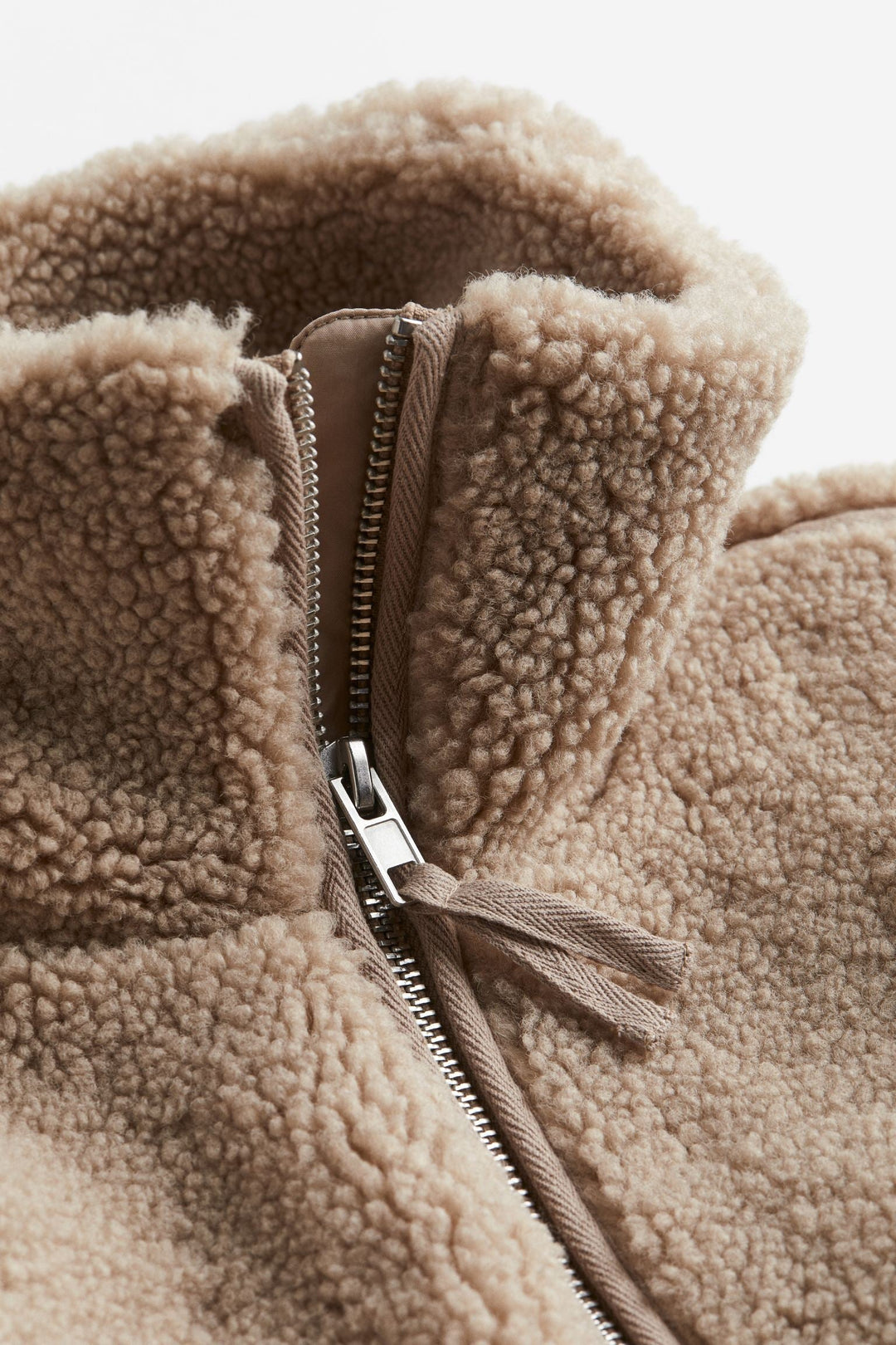 Womens Teddy Jacket with Zipper Cozy Fit