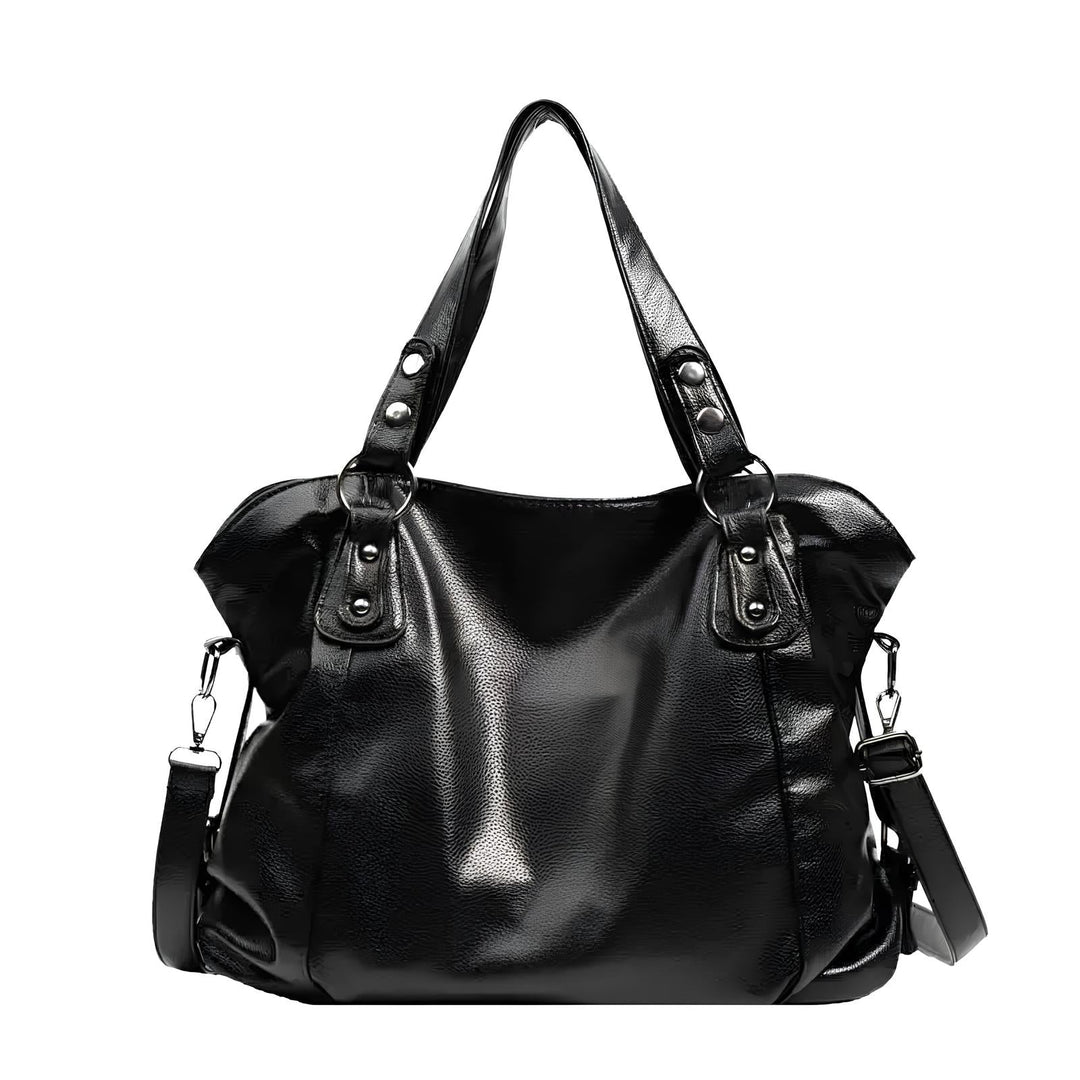 Womens Large Soft Leather Handbag Spacious Design - BritishMode