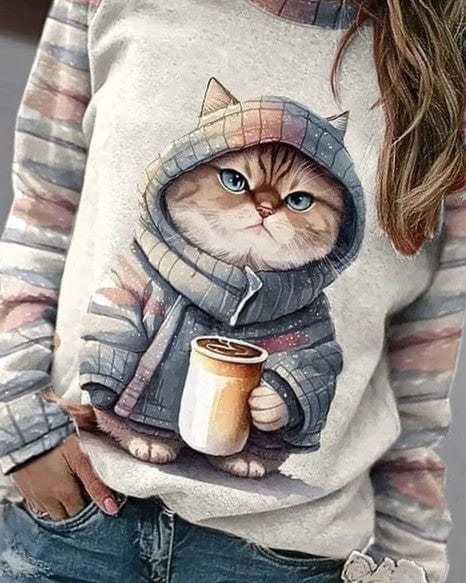 Unisex Sweatshirt Soft Cozy Winter Pullover