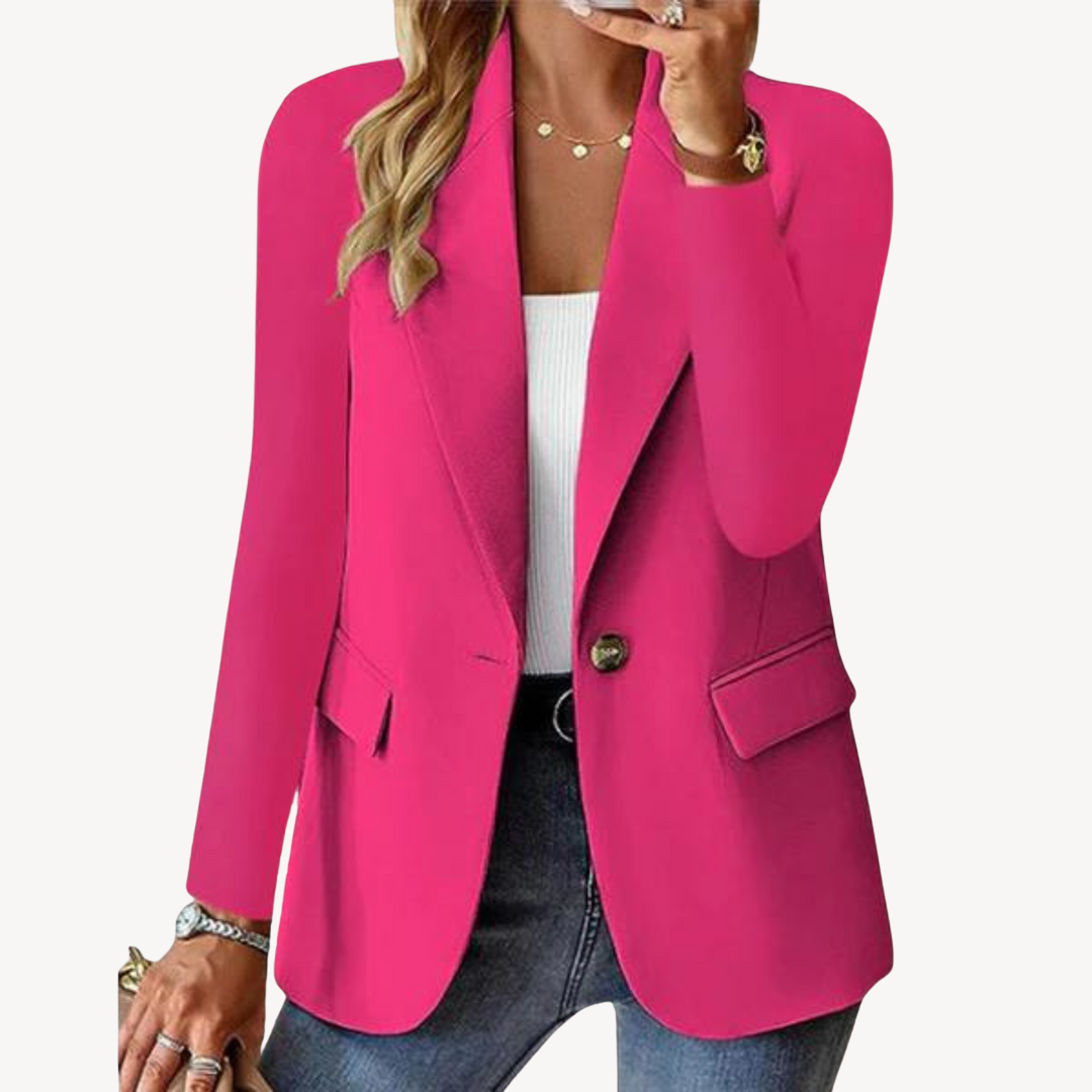 Womens Blazer Tailored Fit Formal Jacket