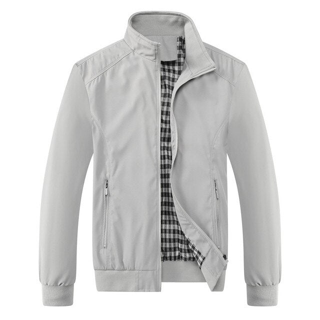 Mens Waterproof Jacket Button-Up Summer Style