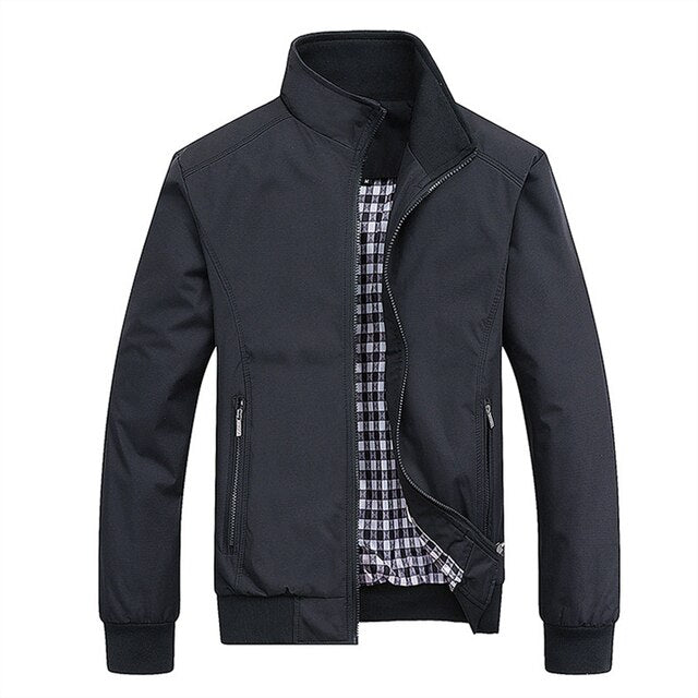 Mens Waterproof Jacket Button-Up Summer Style - BritishMode