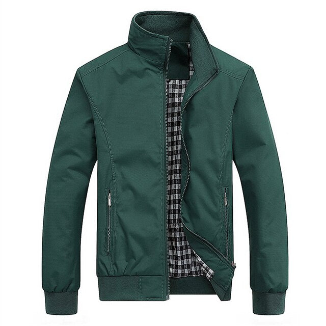 Mens Waterproof Jacket Button-Up Summer Style
