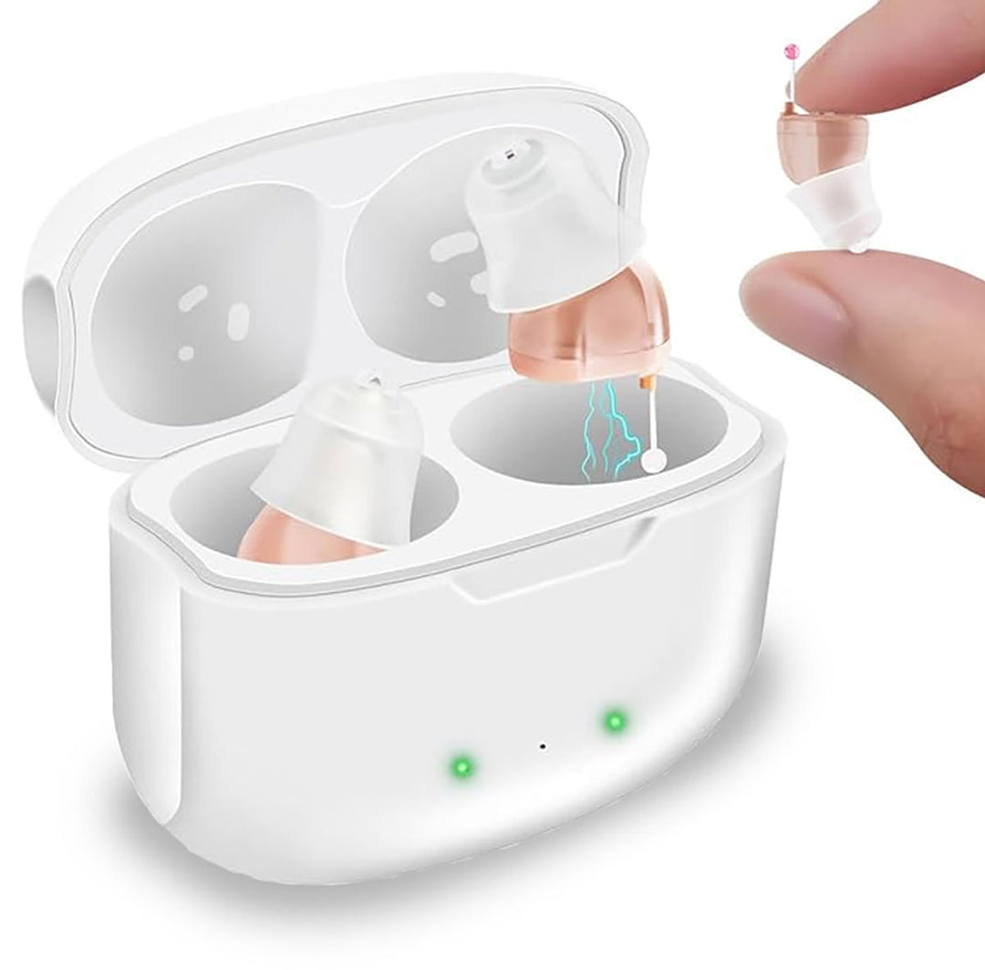 Compact Rechargeable Digital Hearing Aids Unisex - BritishMode