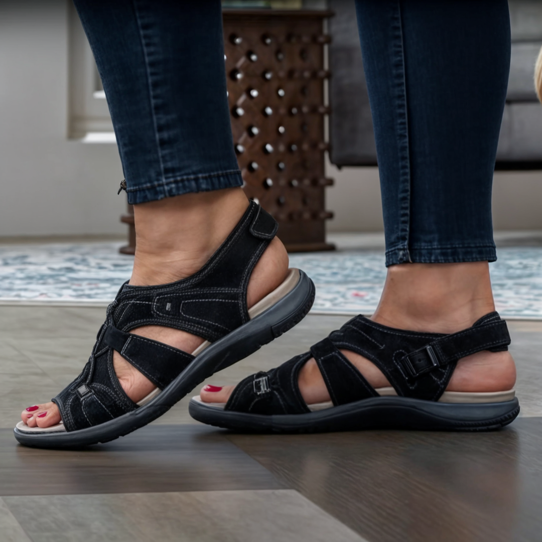 Womens Orthopedic Sandals Lightweight Adjustable Support