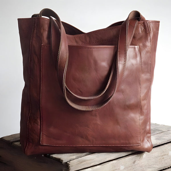Womens Leather Handbag Vintage Style
