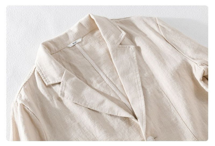 Mens Blazer Linen Relaxed Fit