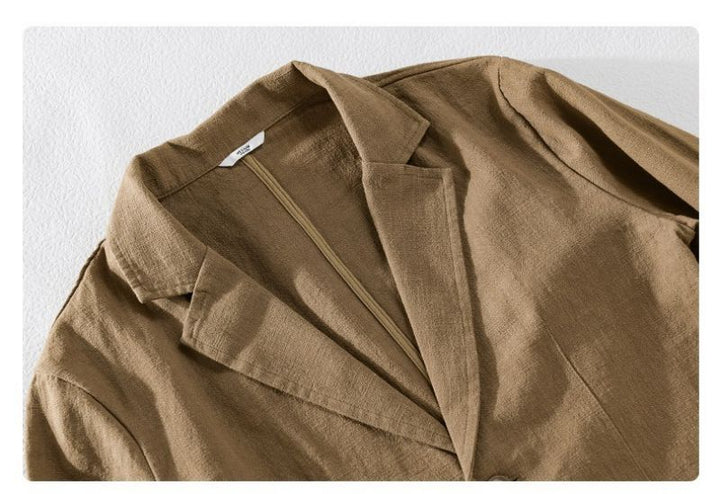 Mens Blazer Linen Relaxed Fit
