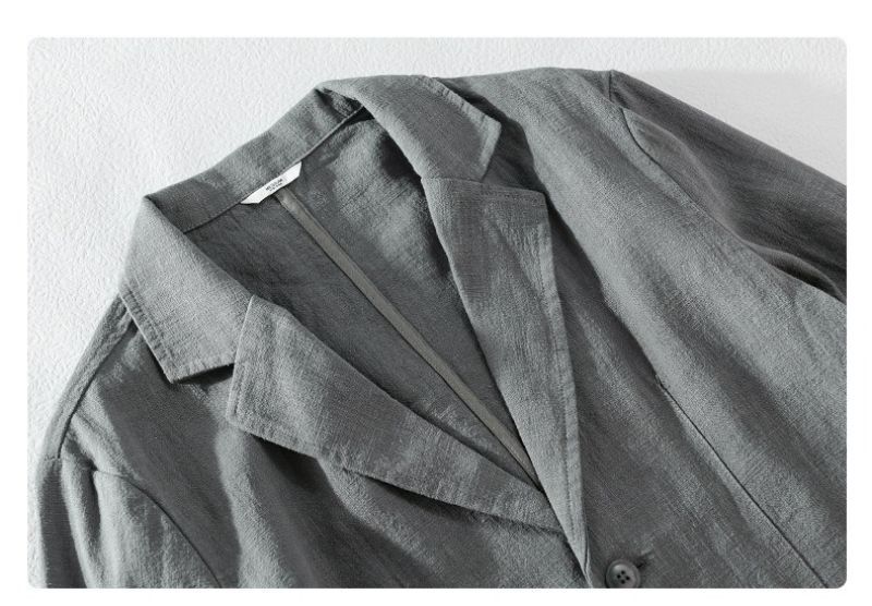 Mens Blazer Linen Relaxed Fit