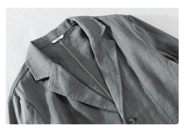 Mens Blazer Linen Relaxed Fit
