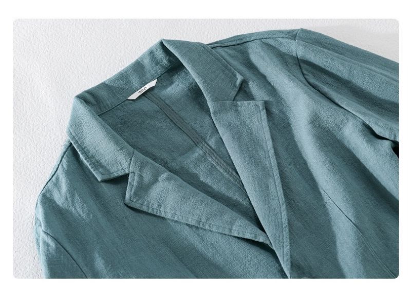 Mens Blazer Linen Relaxed Fit