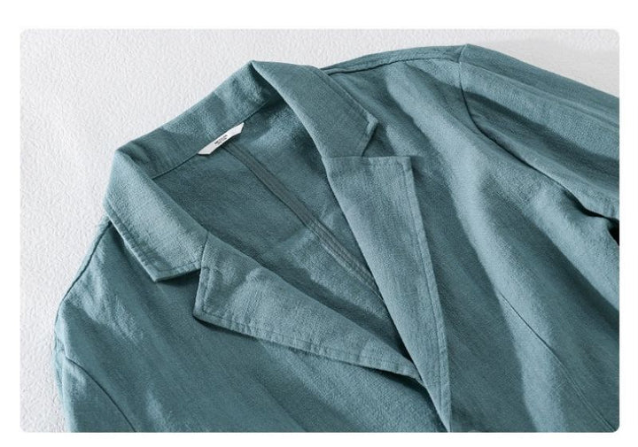 Mens Blazer Linen Relaxed Fit