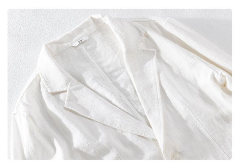 Mens Blazer Linen Relaxed Fit