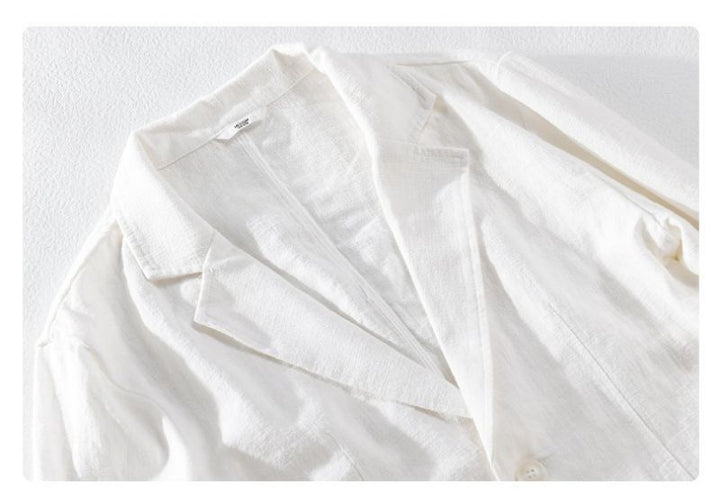 Mens Blazer Linen Relaxed Fit