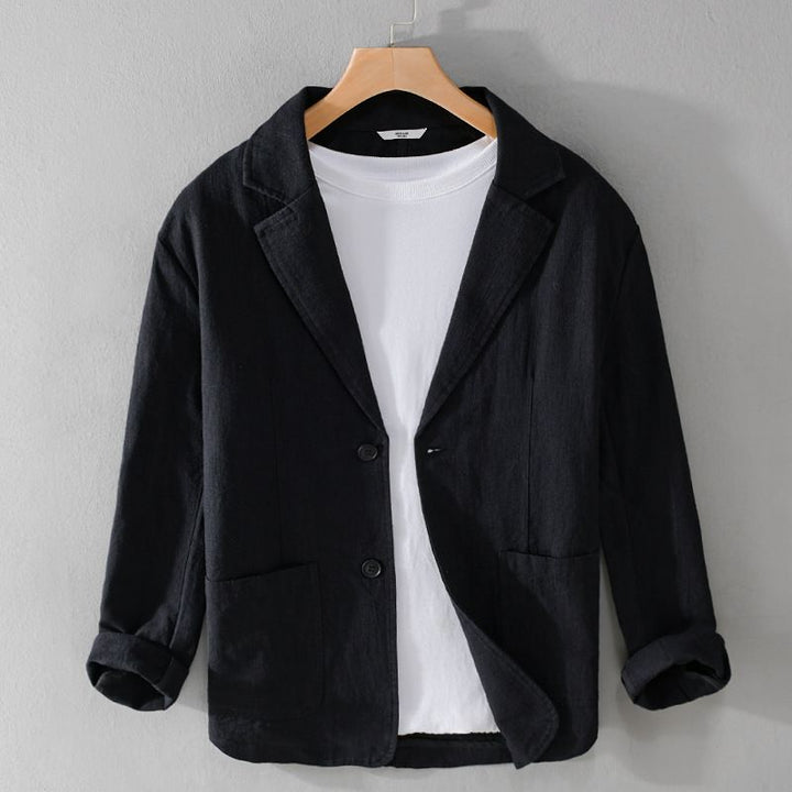 Mens Blazer Linen Relaxed Fit