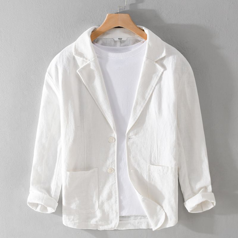 Mens Blazer Linen Relaxed Fit