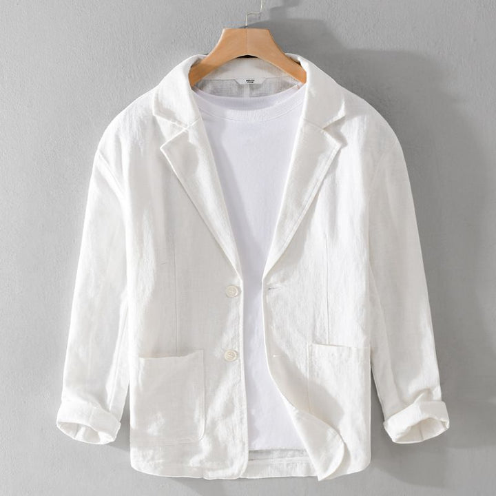 Mens Blazer Linen Relaxed Fit