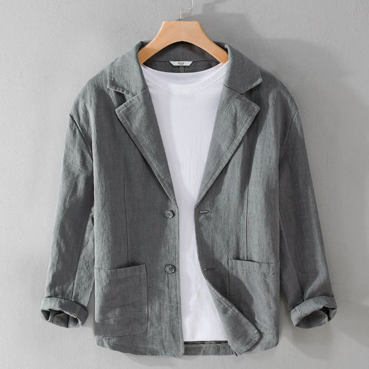 Mens Blazer Linen Relaxed Fit
