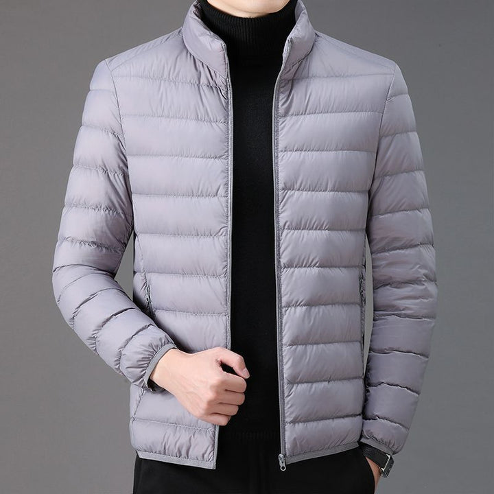 Mens Down Puffer Jacket Thin Waterproof