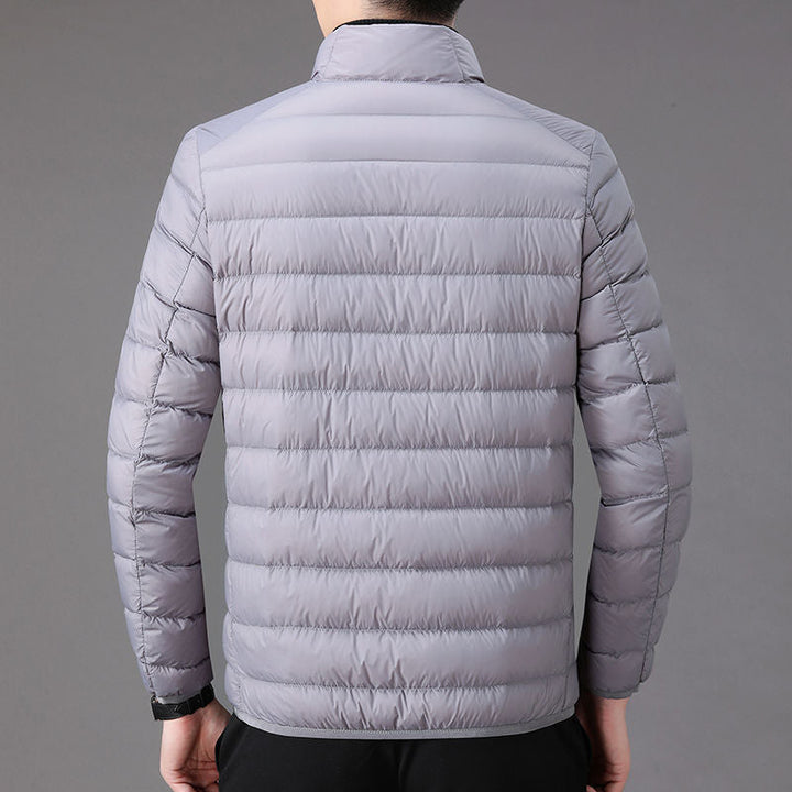 Mens Down Puffer Jacket Thin Waterproof